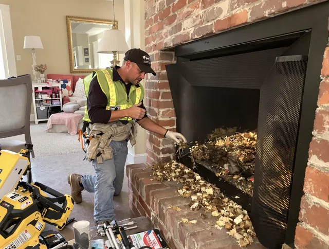 Safe screening installation by Trumbull Chimney Sweep in Trumbull, CT