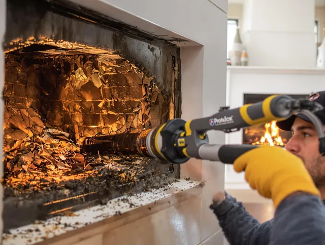 Professional chimney cleaning by Trumbull Chimney Sweep in Trumbull, CT