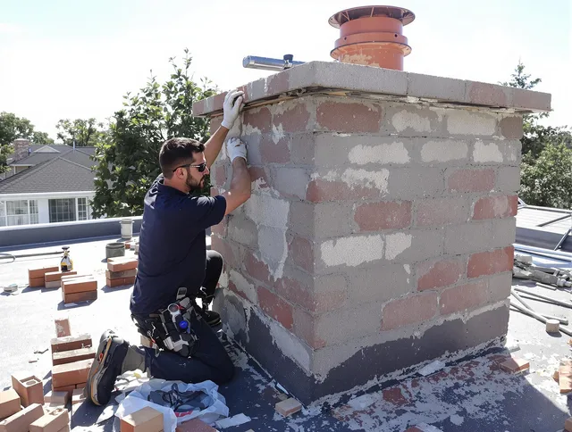 Advanced chimney repair process by Trumbull Chimney Sweep in Trumbull, CT