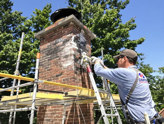 Structural chimney repair by Trumbull Chimney Sweep in Trumbull, CT