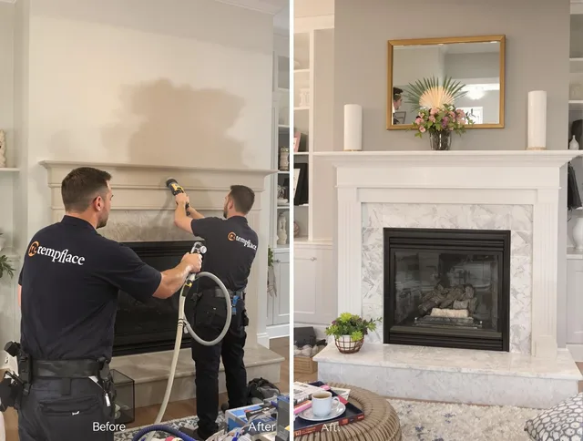 Professional soot removal by Trumbull Chimney Sweep team in Trumbull, CT